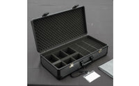 Graded Card Storage Box Large Capacity Graded Card Case Shockproof Sponge Protection Locking Graded Card Holder for TCG Collectors, Tournaments
