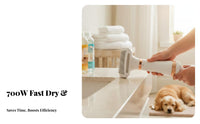 2-in-1 Pet Hair Dryer Brush Quick Dry 2-in-1 Pet Dryer Brush Low Noise
