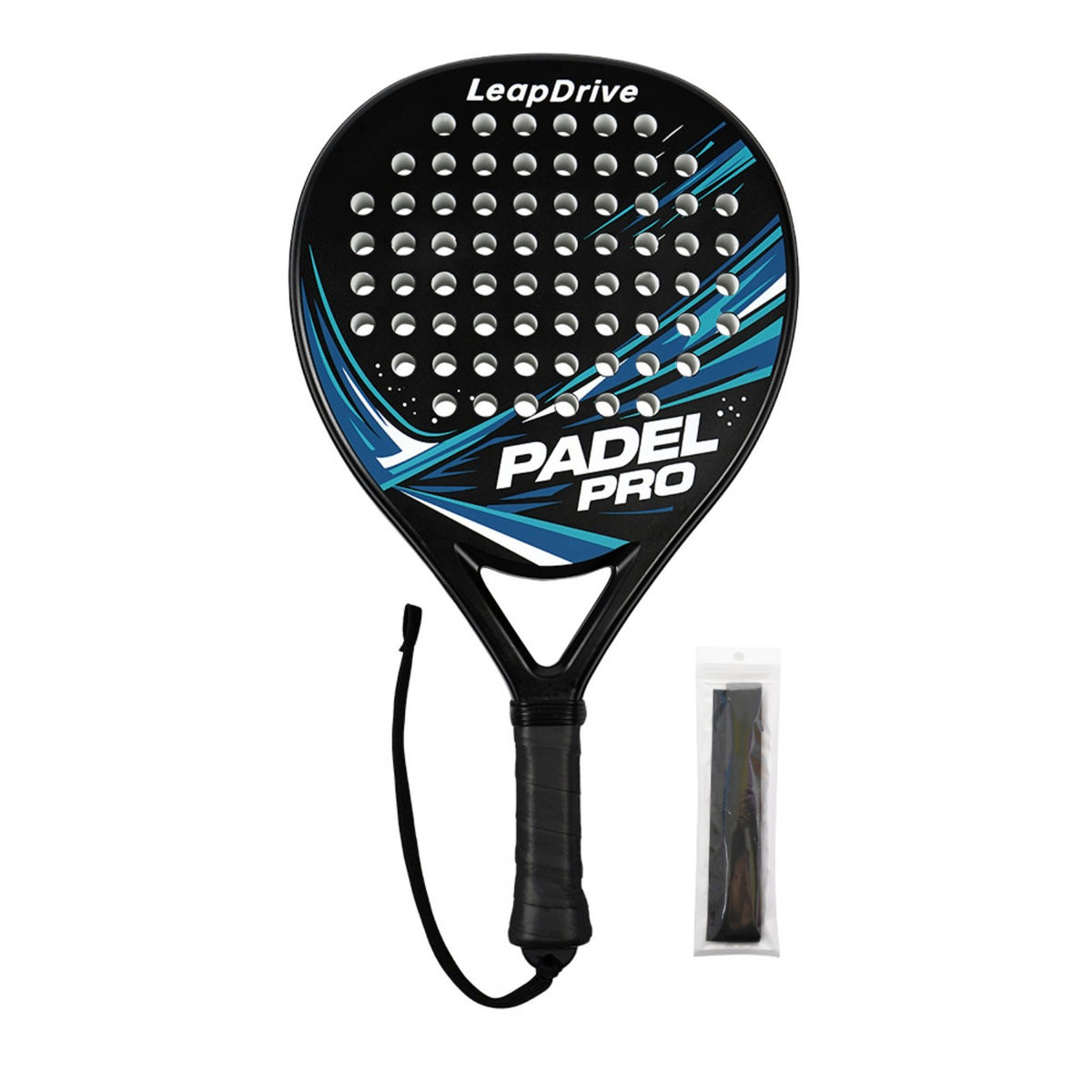 ABS Material Carbon Fiber Padel Racket Long-Lasting Beginner Padel Racket Easy to Handle Carry Case Included for Beginners