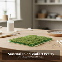 Model Farm Field Tufts 8mm Tuft Height Sand Table Vegetation Miniature Crop Rows Realistic Appearance Miniature Scene Grass