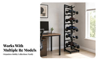 RC Car Display Rack Horizontal Arms Rc Car Stand Upright Display Stand Black Rectangular Base