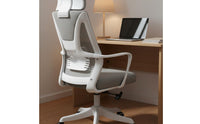 Heavy Duty Construction Ergonomic Office Chair Latex Cushion High Back Computer Chair for Students, Study