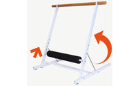 Foldable Folding Dance Barre Wood-Grain Adjustable Dance Barre