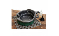 Oil Drain Pan Large Capacity Waste Oil Collector Heavy-Duty Construction Low Profile Drain Pan for Mechanics, Car Maintenance, Auto Repair Shop