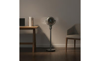 Voice-Activated Floor Fan Widespread Oscillation Handheld Controller Control Fan Adjustable Speeds Energy Saving