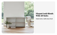 Modular Shelving System Versatile Minimalist Sideboard Sturdy Living Room Storage Cabinet for Homeowners, Renters, Home Office, Entryway, Bedroom