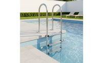 Stainless Steel Detachable Pool Ladder Sturdy Pool Ladder with Handrails Heavy-Duty Non-Slip
