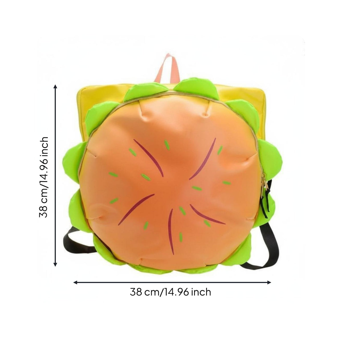 Hamburger Backpack Cute Cartoon Burger Bag Parent Child Use Cartoon Backpack for Teens, Shopping
