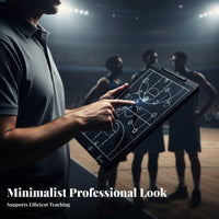 Screen Lock Function Electronic Basketball Board Reusable Electronic Basketball Coaching Board Portable for Courtside, Locker Room