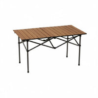 Lightweight Folding Camping Table Easy to Carry Roll-up Camp Table Anti-Slip Feet Outdoor Furniture for Barbecue