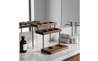 Three-Tier Coffee Tool Rack Space-Saving Espresso Accessory Holder Compact Organizer with Slots Detachable for Baristas