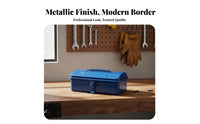 Professional-Grade Grade Cantilever tool container sturdyDuty Sectisingled Storage Box Multipurpose Tool Chest long-lasting for DIY hobbyists, Professionals, Auto Repair, Workshop, Job location, Craft Room