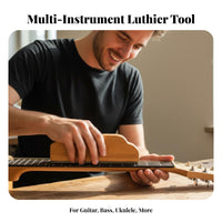 Professional Grade Fret Leveling File Long-Lasting Guitar Fingerboard File Portable for Luthiers, Guitarists, Repair Shop, Home Studio