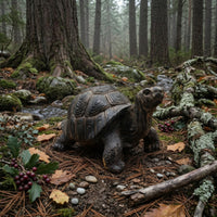 Turtle Figurine Naturalistic Turtle Statue Rustic Tortoise Figurine for Gardeners, Garden, Pond, Patio