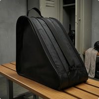 Triangular Skate Storage Bag Oxford Cloth Roller Skate Bag Mesh Pockets Zippered