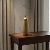 Antique Finish Flower Vase European Hammered Texture Vase Textured Surface Formal Display