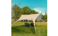 Luminous Stakes Wing Canopy Carrying Bag Peak Tarp Shelter Heavy Duty for Camping