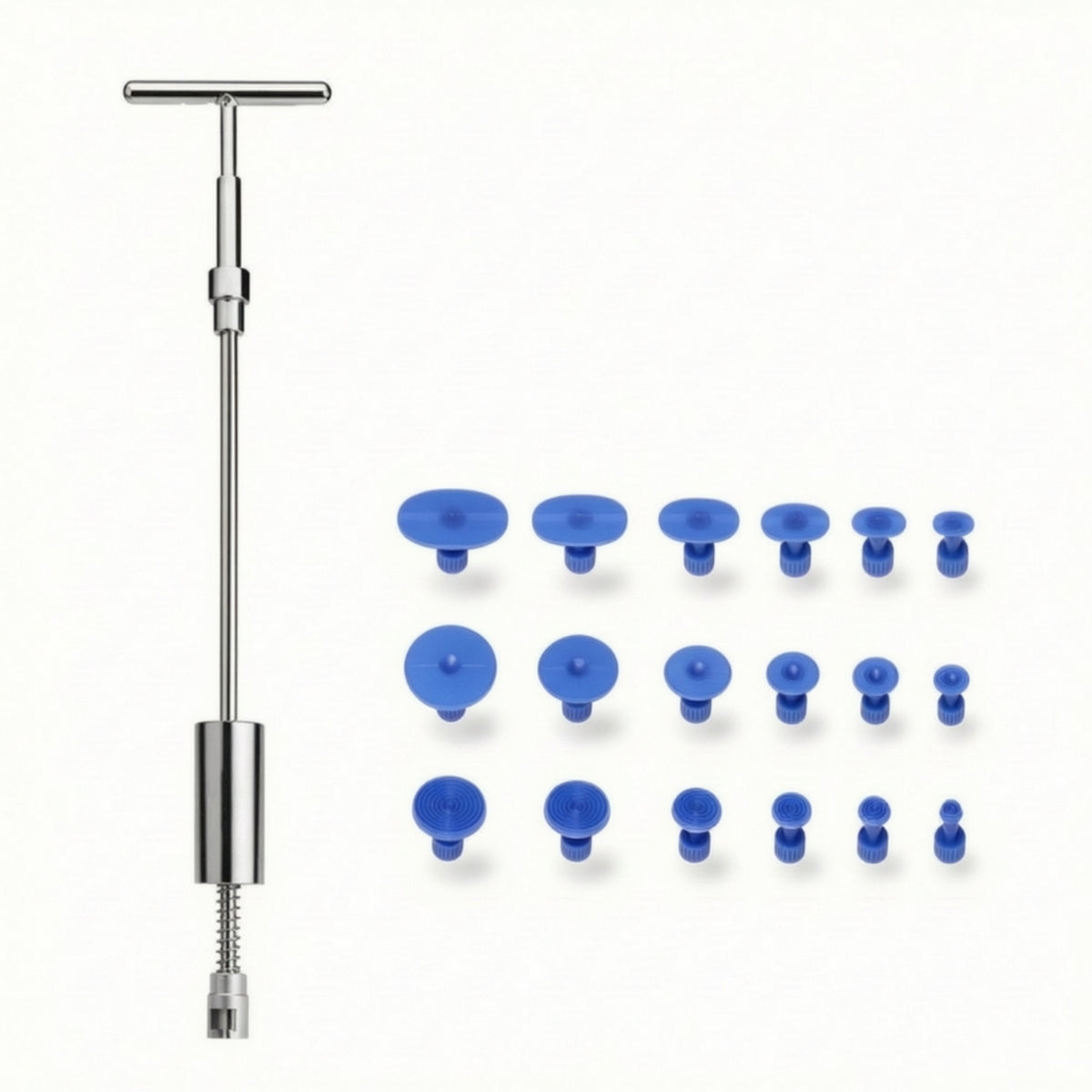 Heavy Duty Slide Hammer Ding Puller with Screw Tip Versatile Slide Hammer with T-Handle Ding Puller Metal for Garage