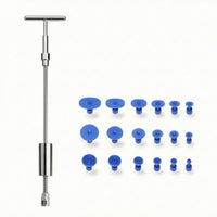 Heavy Duty Slide Hammer Ding Puller with Screw Tip Versatile Slide Hammer with T-Handle Ding Puller Metal for Garage