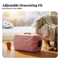 Insulated kennel Wrap Windproof Kennel Cover Padded Design for vehicle Trips, Camping