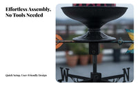 Decorative Halloween Candle Weathervane Candle Wind Vane 360° Rotation for Yard, Farm