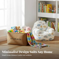 foldable Lidded Box Large Capacity Lidded textile container particlesresistant for Under Bed