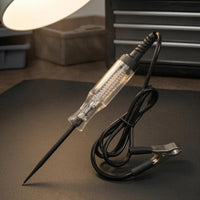 Alligator Clip Test Pen Transparent Handle Automotive Test Pen Electrical Tip Tester 190 Mm