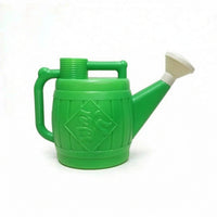 Ribbed Watering Can with Long Spout Lightweight Watering Can with Dual Handles Sturdy Garden Tool Wear-Resistant for Balcony