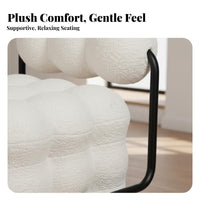 Cumulus-Like Design Bubble Cushion Chair Soft Texture Accent Seating Soft Cushioning Home Furniture Modern Design for Homeowners, Young Adults, Students, Living Room, Entryway, Reading Nook, Apartment