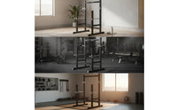 Adjustable Half Rack with Pull-up Bar Strong Squat Rack with Pull-up Bar Stable Squat Stand Industrial for Weightlifters