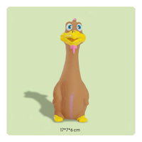 gnawResistant Latex Squeaky Dog Toy Interactive Play Latex Dog Toy Cartoon Design for at Home