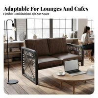 Wrought Iron Frame utilitarian design Dining Booth High rear Design Upholstered Dining Booth Comfortable Banquette Seating long-lasting Construction for Bar Owners, Interior Designers, eating establishments, Restaurant, Lounge Area, eating establishment