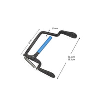 Brick Clamp Brick Handling Tool Brick Lifting Tool Brick Tong Blue Handle Comfortable Lever Thick Steel Suitable for Heavy Duty Masonry Tasks