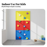 Kids Climbing Wall Develops Motor Skills Indoor Rock Climbing Wall Builds Strength & Coordination Playground Equipment for Children, Playroom, Bedroom