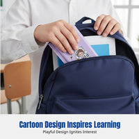 Multi-Functional Stationery Box, Foldable Desktop Organizer, Transformable Book Holder for Kids