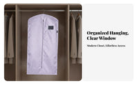 Dust Resistant Suit Bag Dust Resistant Dust Resistant Suit Cover Breathable Hanging Garment Bag for Homeowners, Jet-Setters, Wardrobe, Bedroom