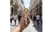 Handheld Misting Fan USB Rechargeable Handheld Fan with Mist Lightweight Cordless for Travelers, Travel, Commuting