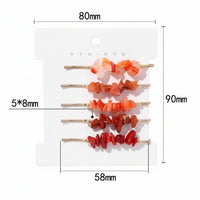 for Women Accessories, Irregular Shape Stone Handmade, Duckbill for Daily Wear and Party, Crushed Model FY0191
