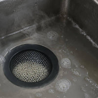 Black Sink Basket Strainer Rustproof Plumbing Hardware Rust-Resistant