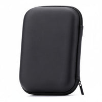 2.5 Inch Data Storage Pouch Case Zipper Closure Earphone Storage Shockproof Container-Resistant Small Electronics Organizer for Commuters