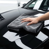 50x60cm Microfibre Towel and Car Drying Towel, Dual-Texture Towel with Braided Pile, High Absorbency Low-Shedding Multi-Purpose Cleaning Cloth