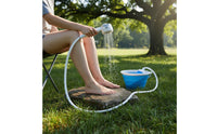 Portable Electric Shower IPX7 Waterproof Outdoor Camping Shower 2 Speed Water Stream Bathing Supplies for Campers, Hikers, Dormitory, Beach
