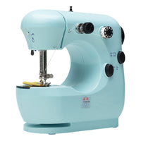 Foot Pedal Compact Electric Sewing Machine Built-in Light Mini Sewing Machine Accessories Included Home Appliance Plastic Body