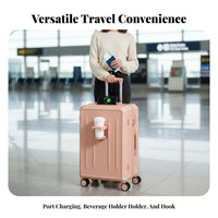 Combination Lock rigid-shell hand luggage quiet rollers rigid-shell hand luggage Telescoping Handle Suitcase Organized Interior for voyagers, Vacationers, Business Professionals, Vacations, Weekend short trips, Airport