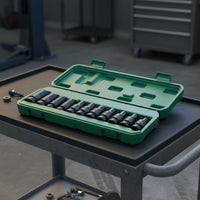 Electric Wrench Set Heavy Duty Hexagonal Bit Kit Steel Construction Nut Fastener Driver Bit Set for Mechanics, Workshop, Garage