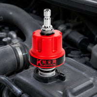 Hand-Operated Water Tank Leak Tester Manual Coolant Pressure Tester Portable Water Tank Diagnostic Tool Compact for Mechanics, DIYers, Auto Repair Shop, Garage