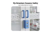 Caustic and Alkali Storage Cabinet Double Lock Lab Reagent Research Storage Enclosure Locker for Research Settings, Factory