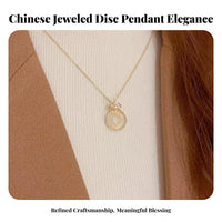 Bowknot Jade Necklace Elegant Design Safety Buckle Locket Timeless Elegance