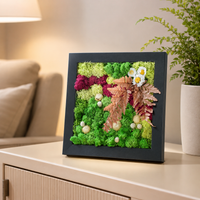moss art frame