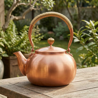 Copper Teapot Gas-Compatible Copper Kettle Large Capacity Stovetop Tea Kettle